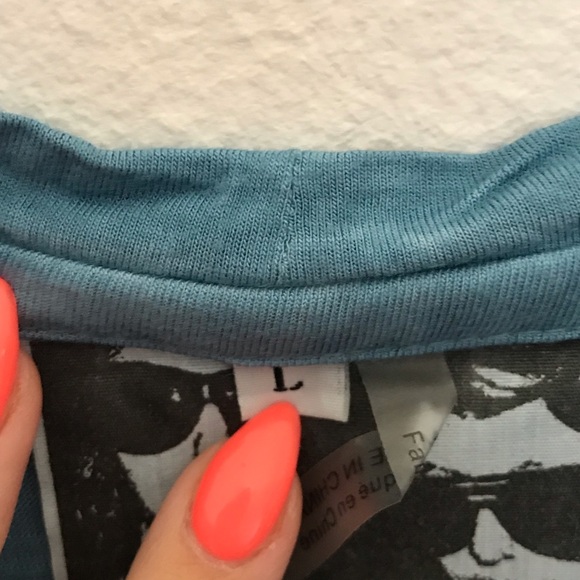 Young Fabulous & Broke Ombré Racerback Tank Large - Picture 4 of 4